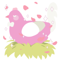 beautiful baby boy, a pink and white chicken