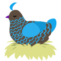 (unnamed), a bark and sky chicken with a lace pattern