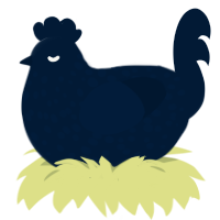 welt, a tumblr chicken with a speckle pattern
