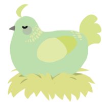 A gluppy and lemon chicken with a neck-band pattern