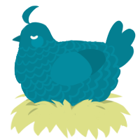 A sea chicken with a lace pattern