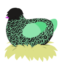 Moonside wip, a sable and spring chicken with a double-lace pattern
