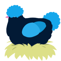 A tumblr and sky chicken