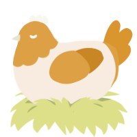 (unnamed), a cream and orange chicken with a head pattern