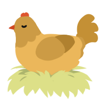(unnamed), a honey and gold chicken with a head pattern