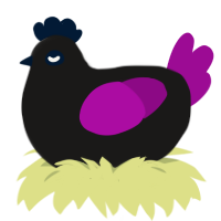 Quaoar, a sable and plum chicken