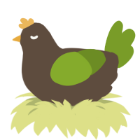A bark and chartreuse chicken