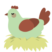 Keylime Pie, a gluppy and russet chicken
