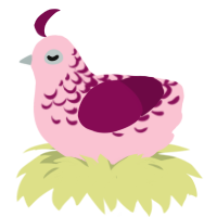 (unnamed), a rose and wine chicken with a half-lace pattern