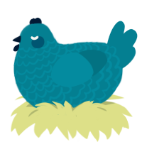 A sea chicken with a lace pattern