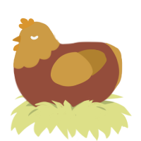 A russet and gold chicken with a head pattern