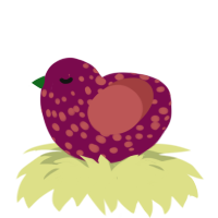 I HUNGER FOR FLESH, a wine and red chicken with a speckle pattern