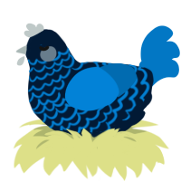 (unnamed), a tumblr and sapphire chicken with a lace pattern