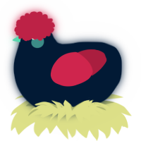 A tumblr and crimson chicken