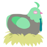A ash and spring chicken with a head pattern
