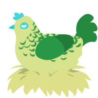 lemon tea classic, a lemon and viridian chicken with a half-lace pattern