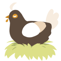 A bark and cream chicken