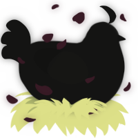 A black chicken