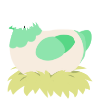 White Choco Mints, a cream and spring chicken with a head pattern