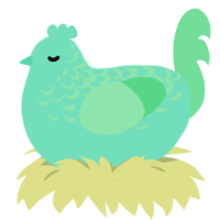 (unnamed), a mint and spring chicken with a half-lace pattern