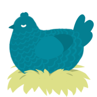 A sea chicken with a lace pattern