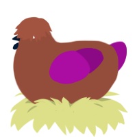 A russet and plum chicken
