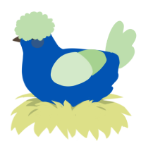 (unnamed), a ultramarine and gluppy chicken