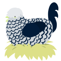 Lined Paper, a mist and tumblr chicken with a lace pattern