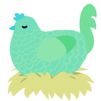 mint leaf, a mint and spring chicken with a lace pattern