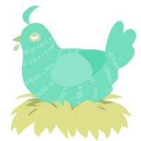 (unnamed), a mint chicken with a bar pattern