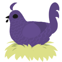 Mafuyu, a overcast chicken with a lace pattern