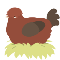 (unnamed), a russet and bark chicken