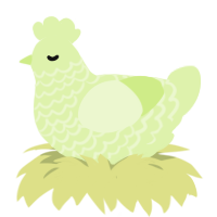 Aspargus, a apple chicken with a lace pattern