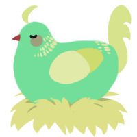 (unnamed), a spring and lemon chicken with a neck-band pattern