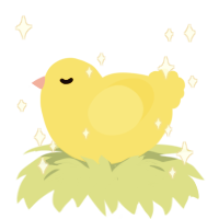 Squeaky palindrome, a yellow chicken