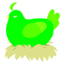 Grinch Feet, a amethyst and violet chicken