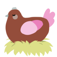 Bolshephobia, a russet and pink chicken