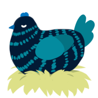 Sculk Sensor, a tumblr and sea chicken with a bar pattern