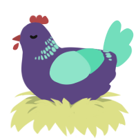 (unnamed), a overcast and mint chicken with a neck-band pattern