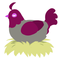 Nix 7 or something, a ash and wine chicken with a head pattern