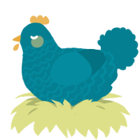 A sea chicken with a lace pattern