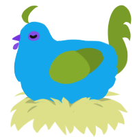 (unnamed), a sky and chartreuse chicken