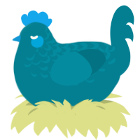 A sea chicken with a half-lace pattern