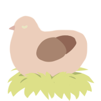 A pink and red chicken