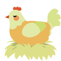 applesauce, a honey and lemon chicken with a head pattern