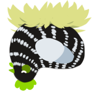 A sable and mist chicken with a bar pattern
