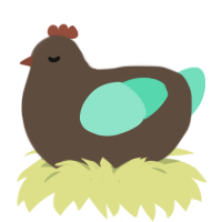 chocomenta, a bark and mint chicken