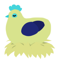 G, a lemon and navy chicken
