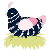 (unnamed), a tumblr and rose chicken with a bar pattern