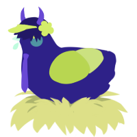 A lemon and indigo chicken